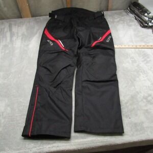 Alpha Cycle Gear Motorcycle Pants Men 36x31 Black Waterproof Airflow Riding Gear